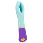 bunt. dubultais vibrators – 18.2 cm (7.2″) – daudzkrāsains Foto 2