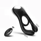 Veyron Vibrating Cock Ring with Remote – Black — Photo 1