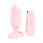 Velvet - Remote Control Vibrating Anal Plug – Pink — Photo 1