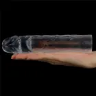 Flawless Clear Penis Sleeve Add 2" – transparent TPR penis extender sleeve — Photo 9