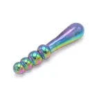 Kiotos Glass Rainbow Beaded Dildo — Photo 2