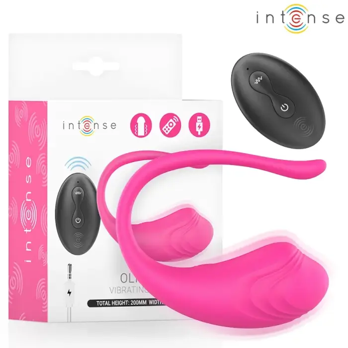 Беспроводное виброяйцо Intense Olivia – 20 см (7.8″) – розовый