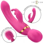 Intense Winona divpusējs truša un wand vibrators – 24.5 cm (9.6″) – rozā — Foto 9