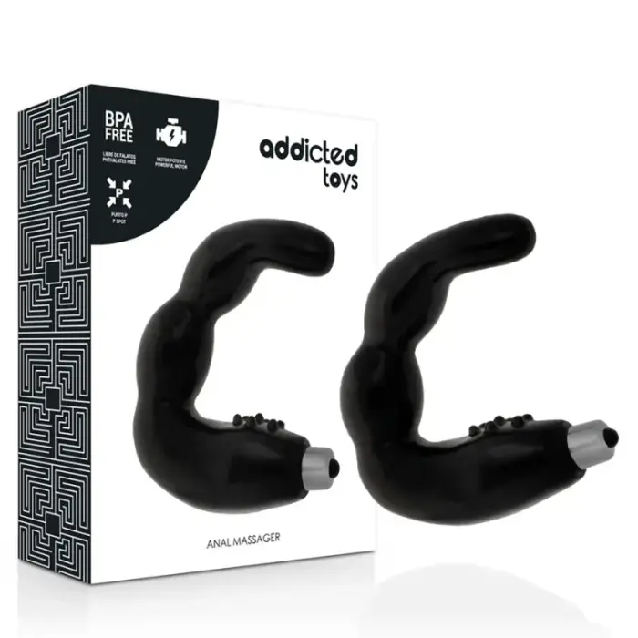Addicted Toys Prostate Vibration Massager – Black