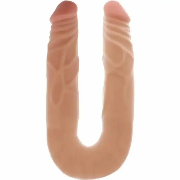 Get Real divpusējs dildo – 35 cm (14″) – miesas krāsa