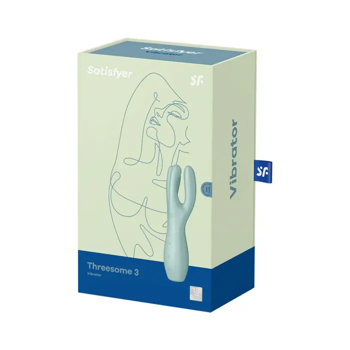 Threesome 3 клиторальный стимулятор – 12 cm (4.7″) – зеленый
