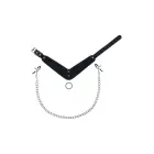 Sportsheets Velvet Noir – collar with removable chain and clamps – adjustable – black — Photo 5