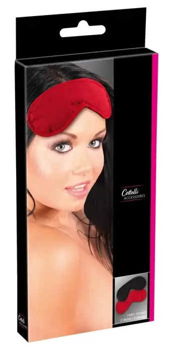 You2Toys Sensory Blindfold Set 2-Pack Red & Black Polyamide