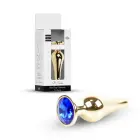 Plug-Jewellery Gold anālais spraudnis – 9.5 cm (3.7″) – Zils — Foto 10