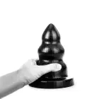 All Black Trīskāršās baudas anālais spraudnis ar trīskāršu bumbiņu dizainu – 21.5 cm (8.5″) — Foto 3