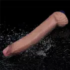 11" REAL SOFTEE Rechargeable Silicone Vibrating Dildo — Photo 13