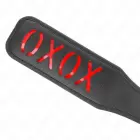 KINK XOXO dirbtinės odos plaktukas 32x6 cm – juodas — Nuotrauka 3