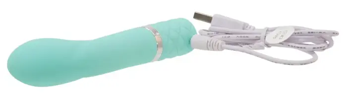 Pillow Talk Racy Teal G-punkta vibrators – 13 cm (5″) – tirkīza Foto 7