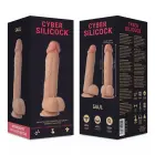 CYBERSILICOK Saul anatomisks dildo – 21 cm (8.3″) – miesas krāsa — Foto 6