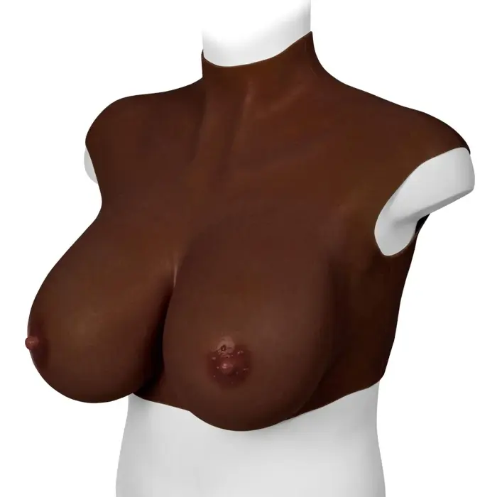 XX-DreamsToys Ultra Realistic Breast Form – Black – XL