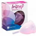 IrisCup менструальная чаша с пакетом-стерилизатором – розовая – L — Фото 1