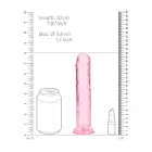 Reālistisks caurspīdīgs dildo ar piesūcekni – 20 cm (7.9″) Foto 5