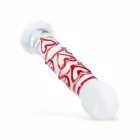 Gildo stikla intīmais masieris Nr. 30 – 20 cm (8″) – caurspīdīgs — Foto 3