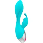 HAPPY LOKY Miki Rabbit tirkīza dubultā motora truša vibrators 19.5 cm (7.7″) — Foto 6