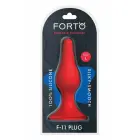 FORTO F-11 Lungo dildo – L – Raudonas — Nuotrauka 1