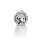 Plug-Jewellery Pearl Gold Anal Plug – 8 cm – Clear — Photo 4