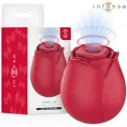 INTENSE Camellia Clitoral Suction Rose Waves Bordeaux клиторальный стимулятор – 5.9 см — Фото 1