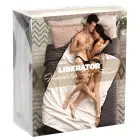 Liberator Faux Fur Fascinator ūdensnecaurlaidīgs palags – pelēks/melns Foto 1