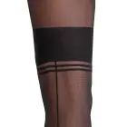 Cottelli Legware Retro Open-Crotch Tights 25 Den Nude/Black – S/M — Photo 6