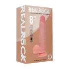 Dual Density Realistic Thrusting Vibrating Dildo with Balls – 20.3 cm (8″) – Skin — Photo 1