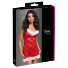 Cottelli LINGERIE X-Mas naktskrekls – sarkanas mežģīnes – S/M — Foto 1