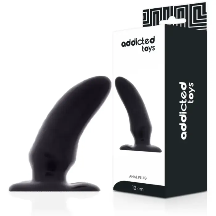 Addicted Toys Spot analinis kištukas – 12 cm – Juodas