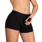 BOLD. REX Strap-On Shorts M – страпон-шорты – нейлон/спандекс – чёрное кружево – с силиконовой насадкой — Фото 2