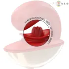INTENSE Mariah U-formas dubultais vibrators – sarkans — Foto 3
