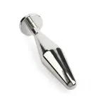 Mr. Steel Classic Smooth Butt Plug – L – Silver — Photo 1