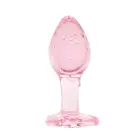 Anal Collection - Mazs stikla dildo – 7 cm – Rozā Foto 8