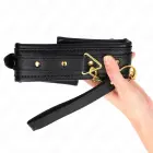 KINK Adjustable Faux Leather Collar with Sponge Lining – 37-54 cm – Black — Photo 5