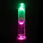 LED vibrējošs taisns vibrators – 15 cm – caurspīdīgs Foto 6