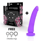 Delta Club reguleeritav strap-on dildo – 17 cm (6.7″) – lilla — Foto 2