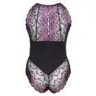 Cottelli Curves Body Lace XL Two-Tone Lace Bodysuit with Waist Panel – XL — Photo 6