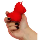 Unihorn Cupids Beau vibratorius su širdies formos liežuvėliu – 9 cm (3.5″) – rožinis — Nuotrauka 6