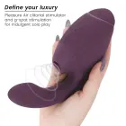 Womanizer Duo Next Dual Air & Vibration System oro pulso stimuliatorius – 19.5 cm (7.7″) – violetinis — Nuotrauka 3