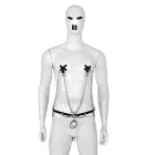 Leather Hip Belt and Rings with 4 Clamps Фото num