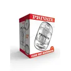 PRIVATE Clear Shot Dual-Sided Masturbator – Clear — Photo 3