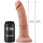 Fetish Submissive Cyberstrap – siksnas komplekts ar WATCHME tālvadību – šķidrais silikons – izmērs L — Foto 4