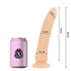 DELTACLUB medicīniskā silikona dildo – 20 cm (8″) — Foto 1