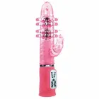 Baile Cute Passion Bunny Vibrating Rotator truša vibrators – 27 cm (10.6″) – rozā — Foto 3