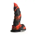 XR Brands Fire Demon fantasy dildo – 27 cm (10.6″) – punane/must — Foto 1