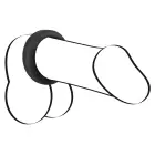 Black Velvets Cock Ring – 3.8 cm – Black — Photo 5
