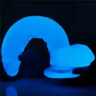 Lumino Play tumsā spīdošs dildo – 25 cm (10″) – Zils — Foto 3