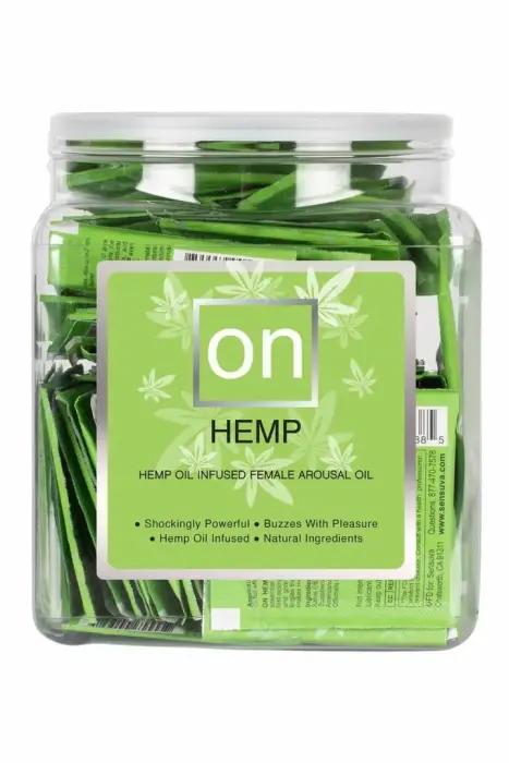 Sensuva ON Hemp Arousal Oil – 75 одноразовых ампул, ботаническая формула